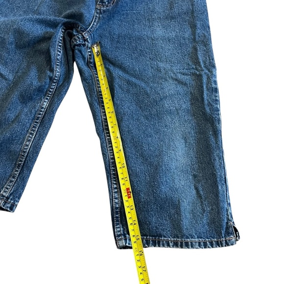 Northern Reflections 100% cotton Blue Denim capri pants women’s size 10 - Picture 4 of 11